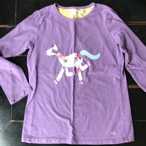 Adorable Girls Horse Shirt 11/12